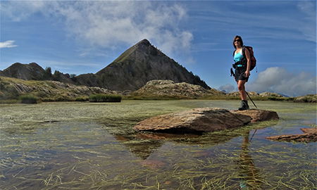 LAGHI GEMELLI, DELLA PAURA E DI VAL VEGIA, ad anello con Cima delle galline e di Mezzeno il 26 agosto 2020 - FOTOGALLERY